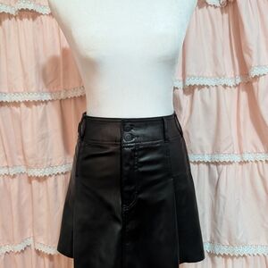 Celebrity Pink Black A-Line Mini Skirt